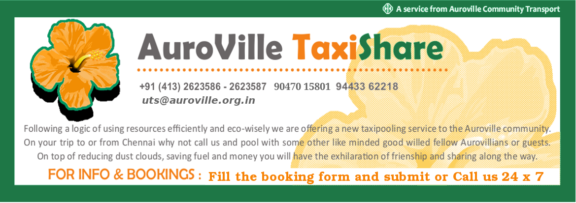 Taxi Share Auroville